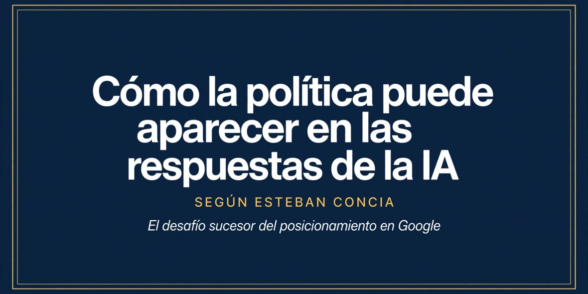 Para aparecer en las respuestas de los chatbots y motores de búsqueda de IA en el ámbito de la comunicación política, se debe aplicar una estrategia conocida como AIO o GEO